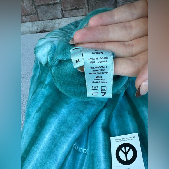 MadHappy LIMITED HERITAGE CREWNECK Blue Tie Dye New with Tags! - Picture 8 of 10